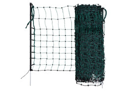 Rabbit Netting 50 m  65 cm  single prong  green