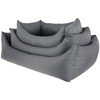 Corbeille Oxford Place grise  70X85cm