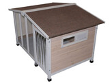 Niche pour chien Overview 134X92X82cm  avec pleXiglas