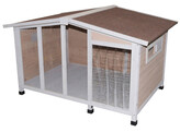 Niche pour chien Overview 134X92X82cm  avec pleXiglas