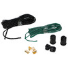 Pluimveenet groen el. geleid. 25 m / 106 cm dubbele pen