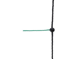 Pluimveenet groen el. geleid. 15 m / 106 cm / dubbele pen