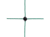 Pluimveenet 25 m  106 cm dubbele pen  groen  znd stroom