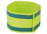 Brassard reflechissant jaune fluo  fermeture scratch