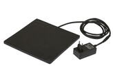 Verwarm.pl. rubber 24x24cm 18W