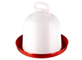Water Bowl plastic double cylinder 3 l