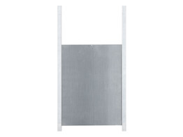 Kippen schuifdeur 300x400 mm  Alu  complete montageset