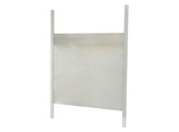 Porte poulailler coulissante alu  43x40cm  taille L