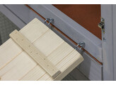 Kippenladder van hout 75 x 18 x 3 cm