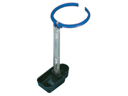 Water Bottle Support  galvanized with plastic pan