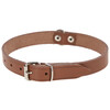 MEXICA halsband taupe 25 mm  46-56 cm geniet