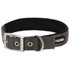 MIAMI PLUS Nylon Collar grey  53-61 cm/38 mm