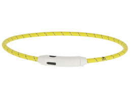 Maxi Safe led-halsband  nylon  lengte 65 cm  geel