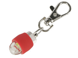 Pendentif LED Maxi Safe mousqueton rouge  2 5x2cm