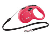 flexi lijn Classic S  5 m  koord  tot 12kg rood
