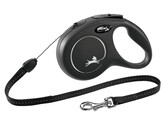 Flexi leash Classic S 8 m cord max. 12 kg black