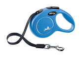 Laisse-sangle Flexi NewClassic bleu  taille XS  3m  max.12kg