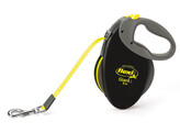 Laisse-sangle Flexi Giant jaune fluo  taille L  8m  50kg