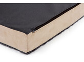 Memory-foam matras 75x115cm beige/antraciet