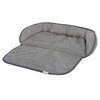 Coussin de canape Emalia gris  60X40X12cm