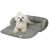 Coussin de canape Emalia gris  60X40X12cm