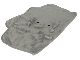 Puppy Blanket Elephant  grey  72 x 51 cm