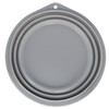 Silicone reisvoerbak  vouwb.  2000 ml  grijs