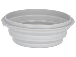 Gamelle de voyage en silicone gris  2000ml