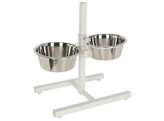 Feed Bar incl. Bowls 2x1800ml white