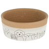 Gamelle en ceramique Hungry blanc/brun  250ml