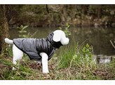Dog Coat Quebec  grey/black  S 35 cm