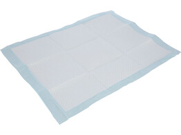 Tapis d apprentissage blanc/bleu  30X50cm