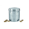 Snack-treat jar stainless steel