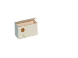 Exotic bird nesting box