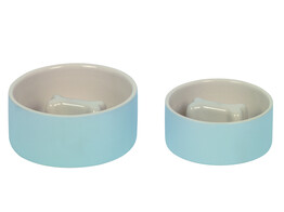 Anti-gulping bowl  Bone 
