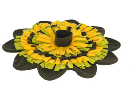 Snuffelkleed Sunflower geel/groen  O 60 cm