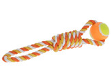 Ball on a Rope 37 cm  orange Cotton