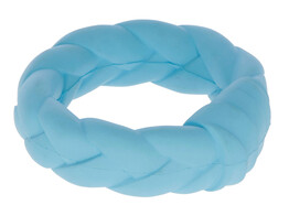 Ring v. massief rubber  blauw  Diam. 11 5cm