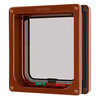Cate Mate 4-way Cat Door with tunnel up to 50 mm  brown