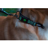 Collier Shiny Night noir/blanc  25-40cm  20mm