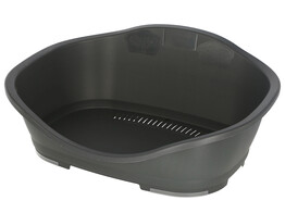 Corbeille plastique Sleepers gris  88X62X35 5cm