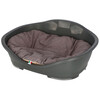 Corbeille plastique Sleepers gris  96X68X37 5cm