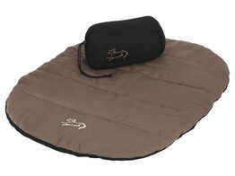 Traveller reiskussen 85x65 cm met hoes  taupe