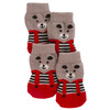 Hondensokken Bruno L  grijs/rood
