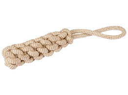 Rouleau avec corde jute/coton  beige  32cm  O5cm
