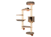 Wall-mounted Cat Tree Dolomit XL Tofana  185cm grey