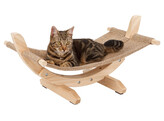 Hammock Siesta 2.0 brown with wooden frame 61x37x29cm