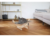 Hammock Siesta 2.0 brown with wooden frame 61x37x29cm