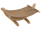 Hammock Siesta 2.0 brown with wooden frame 61x37x29cm