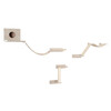 Klimwand Mount Everest voor katten  9-delig  beige